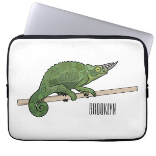 Funda Para Portátil Ilustracion chameleon personalizado de Jackson