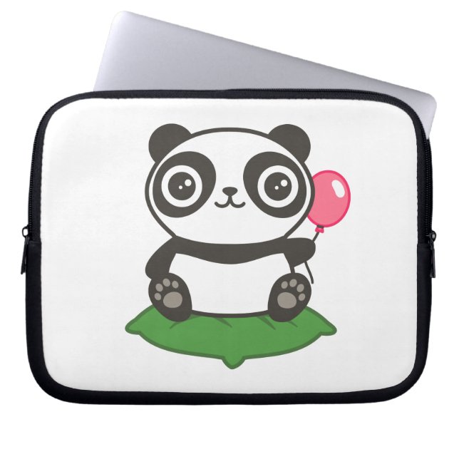 Funda Para Portátil Ilustracion Cute Panda (Frente)
