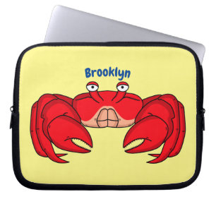 Funda Para Portátil Ilustracion de cangrejo rojo