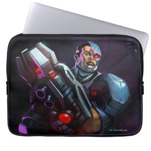Funda Para Portátil Ilustracion de ciborg de crisis infinita