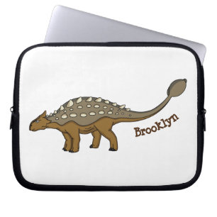 Funda Para Portátil Ilustracion de dinosaurios blindados de Ankylosaur