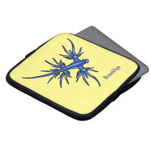 Funda Para Portátil Ilustracion de dragón azul