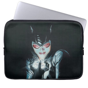 Funda Para Portátil Ilustración de la portada de Batman Catwoman Caras