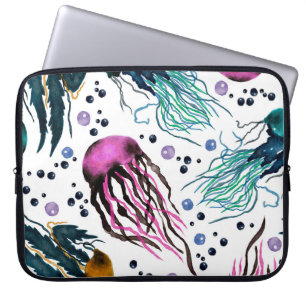 Funda Para Portátil Ilustracion de mano. Patrón sin foco. Digital