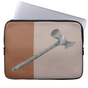 Funda Para Portátil Ilustracion de martillo de café