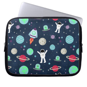Funda Para Portátil Ilustracion de patrón de espacio