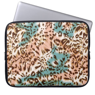 Funda Para Portátil Ilustracion de patrón leopardo, impresión animal