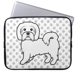 Funda Para Portátil Ilustración de perro de dibujos animados lindo Cot