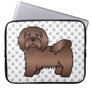 Funda Para Portátil Ilustración de perro de dibujos animados lindos Ha
