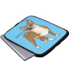 Funda Para Portátil Ilustracion de personalizado chihuahua