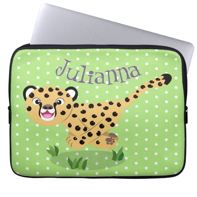 Funda Para Portátil Ilustracion de personalizado con queso lindo (Frente)