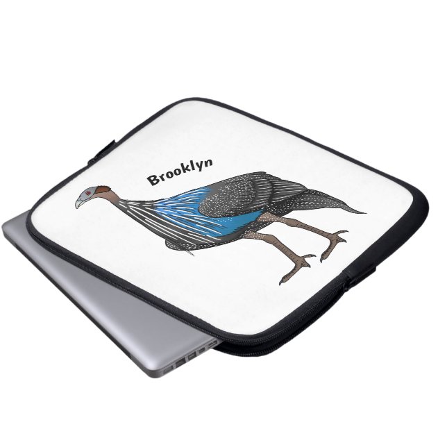Funda Para Portátil Ilustracion de personalizado de aves silvestres (Inferior anverso)