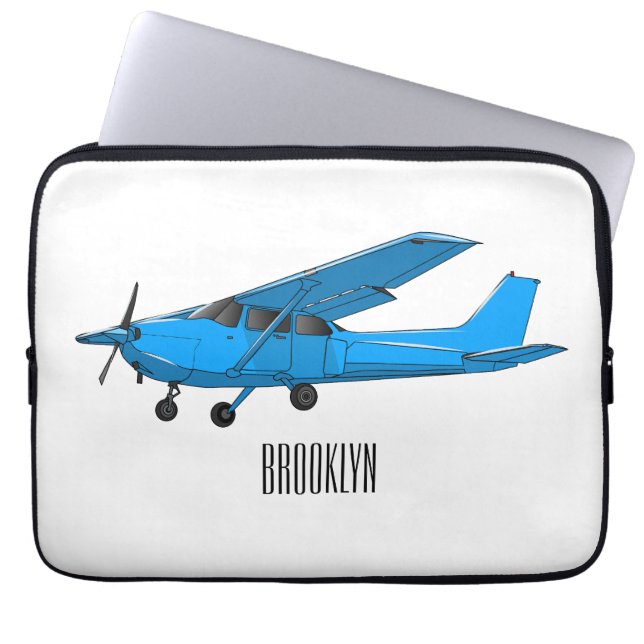 Funda Para Portátil Ilustracion de personalizado de aviones (Frente)