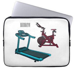 Funda Para Portátil Ilustracion de personalizado de bicicletas de hila