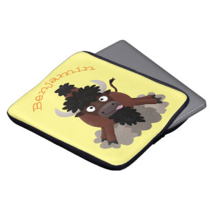 Funda Para Portátil Ilustracion de personalizado de bisontes búfalos d