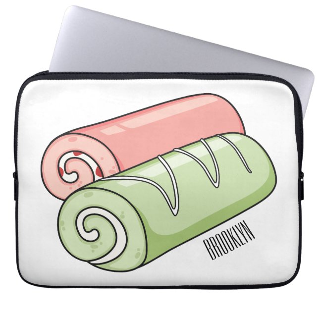 Funda Para Portátil Ilustracion de personalizado de bollería y bollerí (Frente)