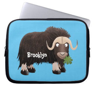 Funda Para Portátil Ilustracion de personalizado de buey hongo