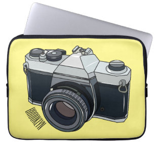 Funda Para Portátil Ilustracion de personalizado de cámara de cine