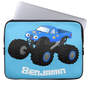 Funda Para Portátil Ilustracion de personalizado de camión monstruoso