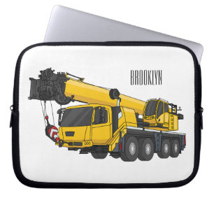 Funda Para Portátil Ilustracion de personalizado de camiones Crane