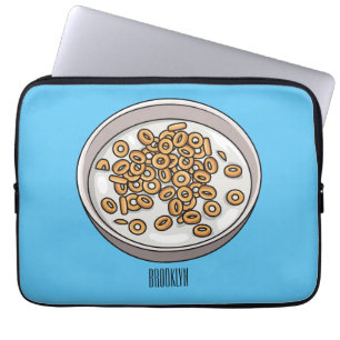 Funda Para Portátil Ilustracion de personalizado de cereales