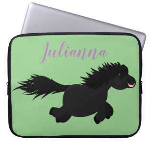 Funda Para Portátil Ilustracion de personalizado de chuletland negro
