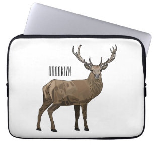 Funda Para Portátil Ilustracion de personalizado de ciervos