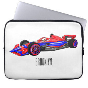 Funda Para Portátil Ilustracion de personalizado de coches de carreras
