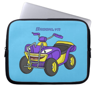Funda Para Portátil Ilustracion de personalizado de cuatro ruedas mora