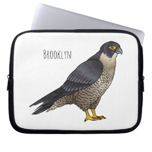 Funda Para Portátil Ilustracion de personalizado de halcón peregrino