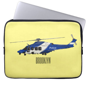Funda Para Portátil Ilustracion de personalizado de helicópteros de la