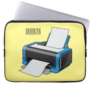 Funda Para Portátil Ilustracion de personalizado de impresora