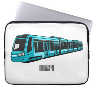 Funda Para Portátil Ilustracion de personalizado de locomotora eléctri