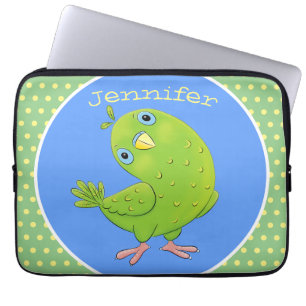 Funda Para Portátil Ilustracion de personalizado de paracaídas verde l