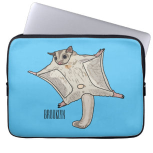 Funda Para Portátil Ilustracion de personalizado de planeador de azúca