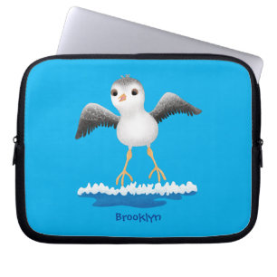 Funda Para Portátil Ilustracion de personalizado de sandpier de bebé