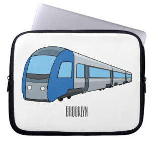 Funda Para Portátil Ilustracion de personalizado de trenes eléctricos