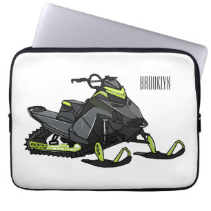 Funda Para Portátil Ilustracion de personalizado para motos de nieve