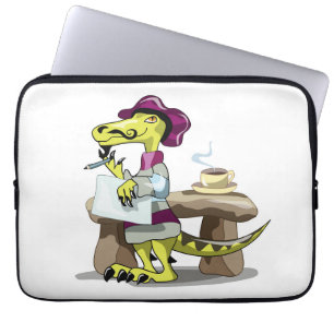 Funda Para Portátil Ilustracion Del Pensamiento De Un Poeta Personaliz