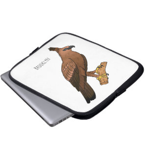 Funda Para Portátil Ilustracion del personalizado de las aves de Javan