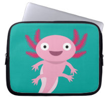 Ilustracion divertido Axolotl