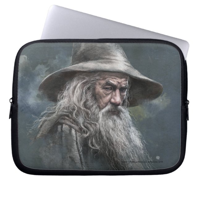 Funda Para Portátil Ilustracion Gandalf (Frente)