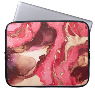 Funda Para Portátil Ilustracion Gray Batik. Textura de seda blanca. Fl