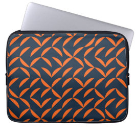 Funda Para Portátil ilustracion naranja, fresco, moderno y de moda