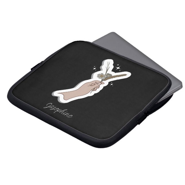 Funda Para Portátil Ilustracion Naturaleza y Simplicidad (Superior anverso)