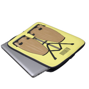 Funda Para Portátil Ilustracion personalizado Bongo drum