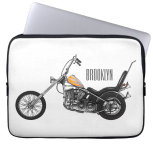 Funda Para Portátil Ilustracion personalizado Chopper Motorcycle 1950
