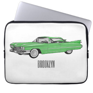 Funda Para Portátil Ilustracion personalizado clásico de 1959