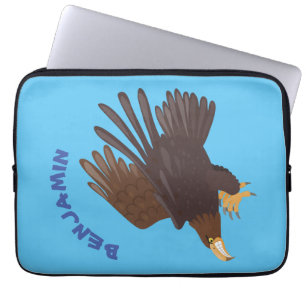 Funda Para Portátil Ilustracion personalizado de águila dorada diverti