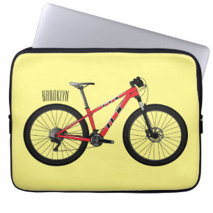 Funda Para Portátil Ilustracion personalizado de bicicletas